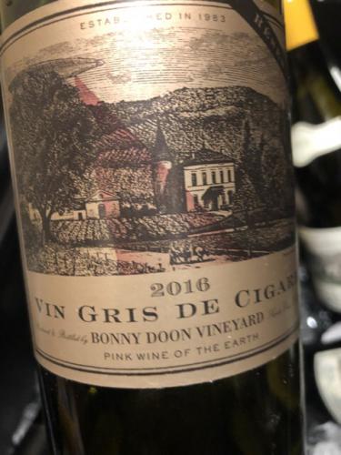 Bonny Doon - Vin Gris de Cigare Réserve - 2016