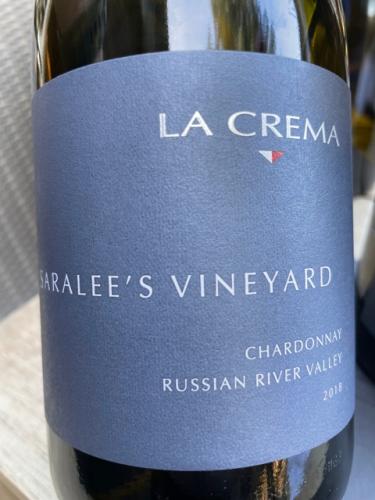 La Crema - Saralee's Vineyard Chardonnay - 2018