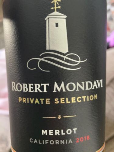Vint by Robert Mondavi Private Selection - Merlot - 2018