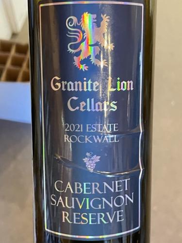 Granite Lion Cellars - Cabernet Sauvignon Reserve - Rock Wall Estate - 2021
