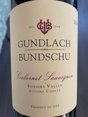 Gundlach Bundschu - Cabernet Sauvignon - 2018