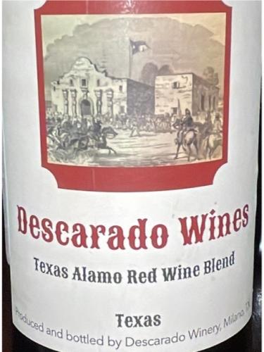 Descarado Wines - Texas Alamo Red Wine Blend - 2020