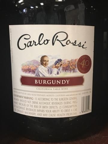 Carlo Rossi - Burgundy - N.V.