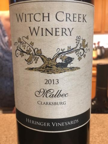 Witch Creek - Malbec - 2013