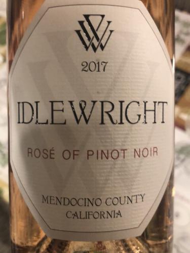 Idlewright - Rosé of Pinot Noir - 2017
