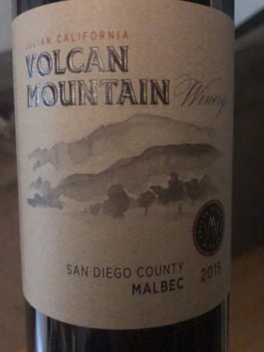 Volcan Mountain Winery - Malbec - 2015