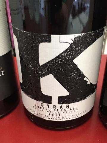 K Vintners - The Beautiful Syrah - 2014