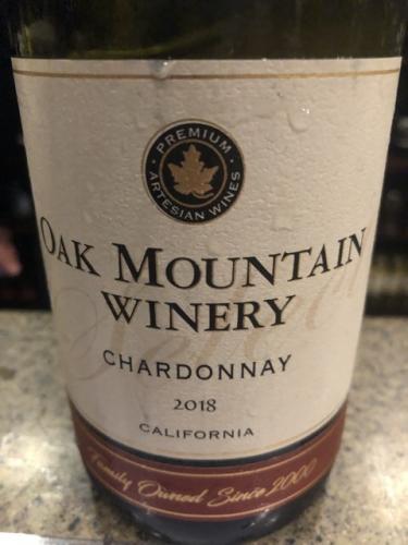 Oak Mountain - Chardonnay - 2018