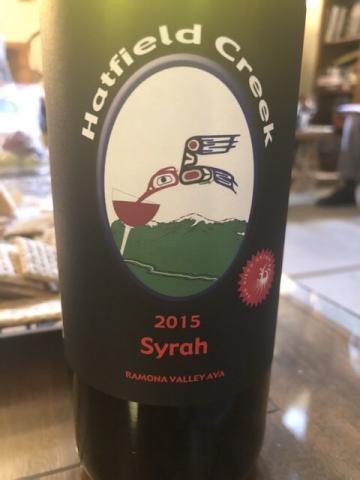 Hatfield Creek Vineyards - Syrah - 2015