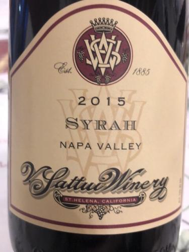 V. Sattui - Napa Valley Syrah - 2015