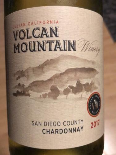 Volcan Mountain Winery - Chardonnay - 2017