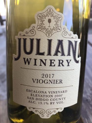 Julian Winery - Viognier - 2017