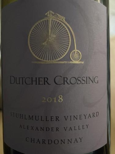 Dutcher Crossing - Stuhlmuller Vineyard Chardonnay - 2018