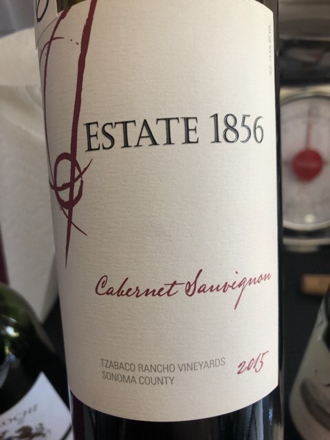 Estate 1856 - Tzabaco Rancho Vineyards Cabernet Sauvignon - 2015