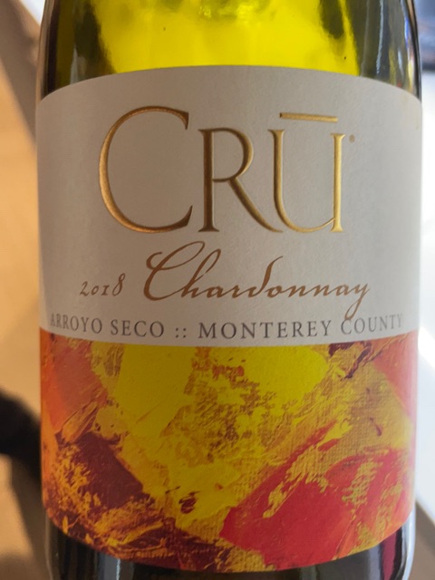 Crū Winery - Appellation Series Chardonnay Arroyo Seco - 2018