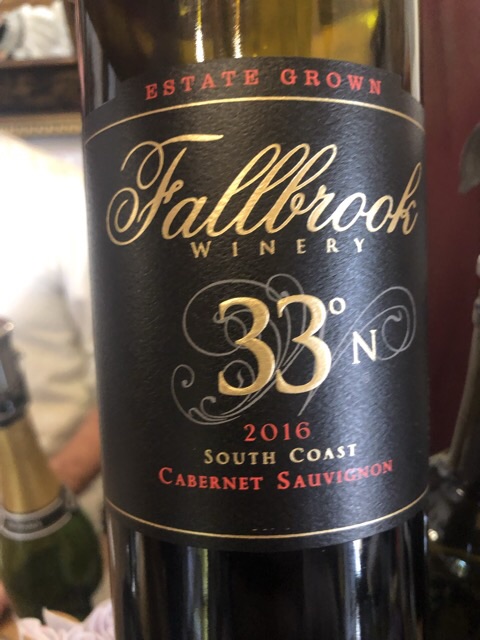 Fallbrook - Gracie Hill Vineyard 33°N Cabernet Sauvignon - 2016