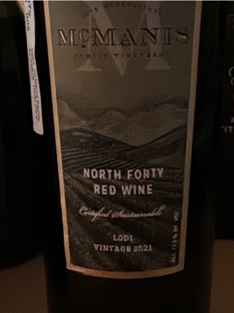 McManis Family Vineyards - North Forty Red Wine  - 2021