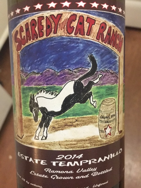 Scaredy Cat Ranch Estate - Tempranillo - 