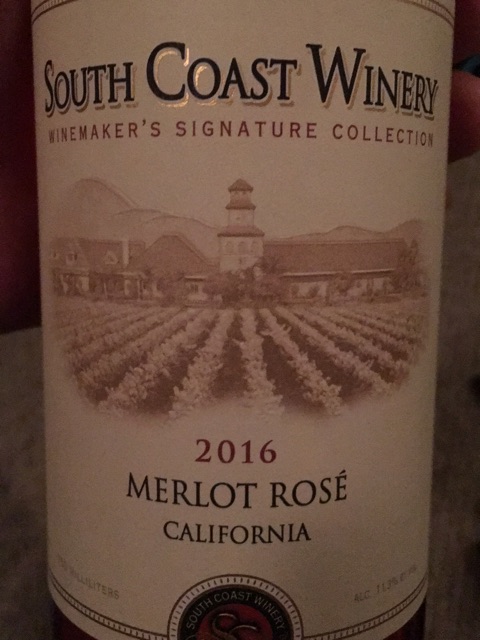 South Coast Winery - Merlot Winemaker's Signature Collection - 2016