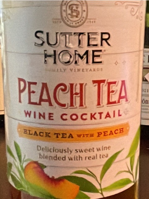 Sutter Home - Peach Tea Wine Cocktail - N.V.